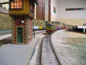 Tren detenido en estación